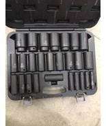 PRO POINT 26 pc 1/2” Deep Impact Socket Set Metric 6 point with Case - £128.24 GBP