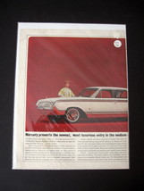 Vintage Mercury Park Lane Full Page Color Advertisement - 1964 Mercury Color Ad - $14.99