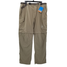 Columbia Pants Mens  Silver Ridge Convertible Tan Cargo Shorts Sz 38 x 32 - $31.54