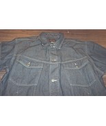 VINTAGE WEBS JEANS TECH Button Down DENIM JACKET MENS XL HIPHOP URBAN Y2... - $169.25 CAD