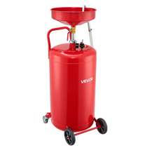 VEVOR Waste Oil Drain Tank 25Gal Air Operated Industrial Red for Auto Shops - $198.99
