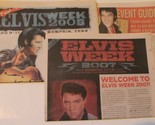 Elvis Week Event Guide Lot of 3 2007 2008  2009 Elvis Presley Magazine N... - $12.86