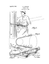 Lineman's Belt Patent Print - White - $7.95+