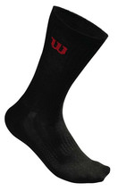 Wilson - WRA510701 - Men&#39;s Crew Sock - Size SM/LG - Pack of 3 - Black - £19.71 GBP