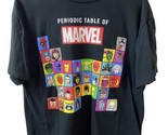 Periodic Table or Marvel Mens Xtra Large Graphic T shirt Short Sleeved Crew - £8.07 GBP