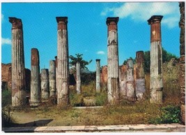 Italy Postcard Pompei House Pansa Peristyle  - £2.31 GBP