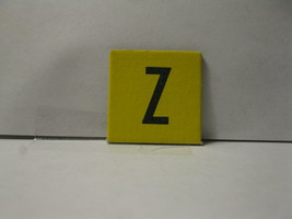 1958 Scrabble for Juniors Board Game Piece: Letter Tab - Z - $0.75