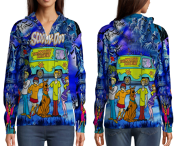 Scooby doo band women hoodie zipper fullprint streetwear thumb200