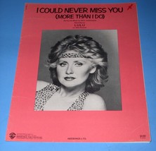 Lulu Sheet Music Vintage 1981 I Could Never Miss You - £15.97 GBP