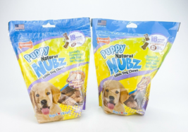 Nylabone Puppy Natural Nubz Edible Dog Chews 13.2 Oz Each Lot Of 2 BB 8/25 - $19.30