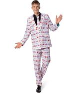 Christmas Suit for Men Ugly Funny Costume Outfit XL - $553.35 MXN