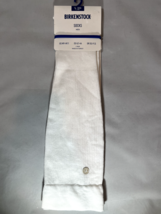 Birkenstock Footbed Comfort Sole Socks Men White US M9-M11, 1 PAIR NEW - £7.81 GBP