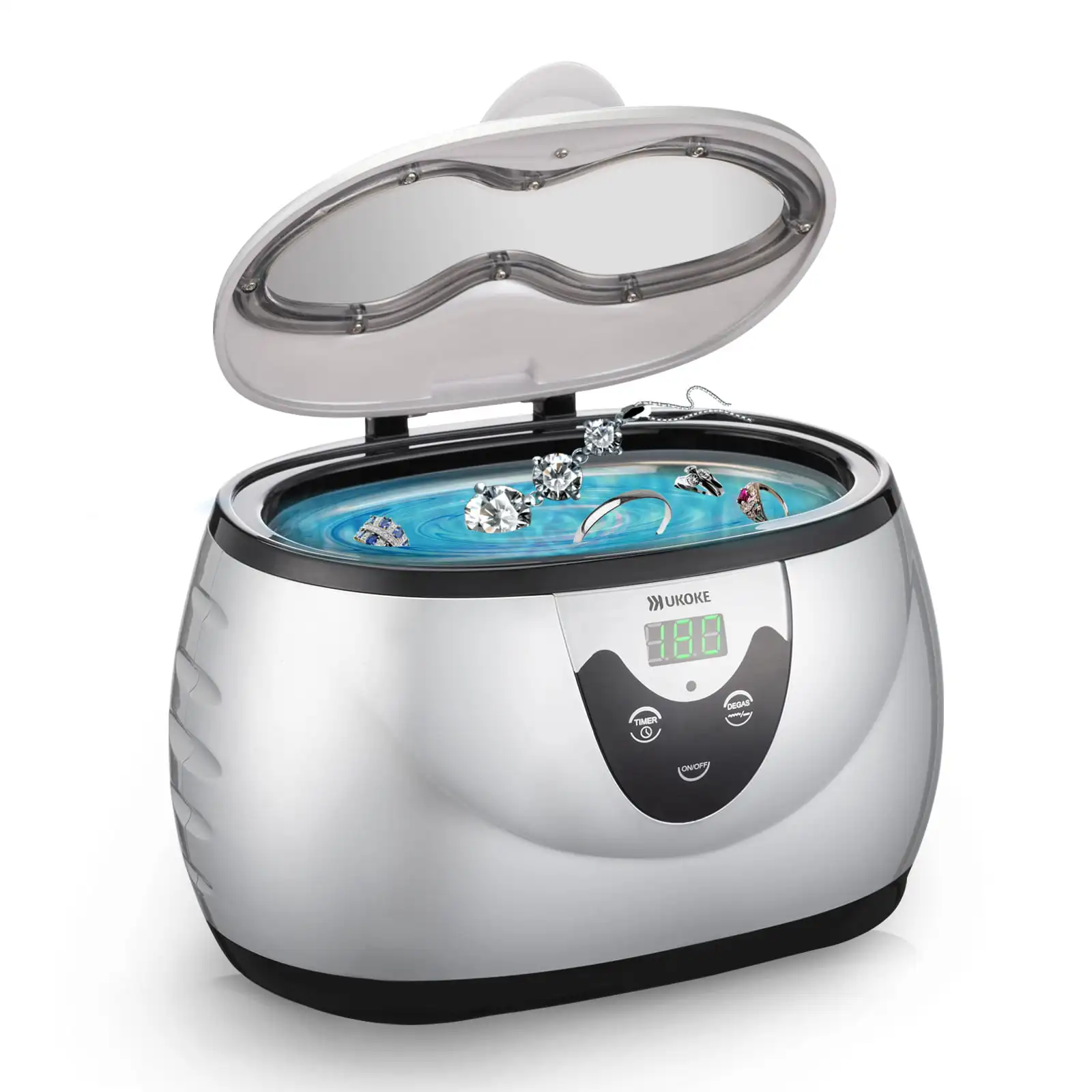 Ultrasonic Cleaner with Timer,  Mini Portable Washing Machine Ultrasound... - $73.91
