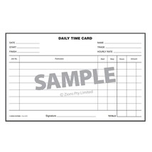 Zions Daily Time Cards (250pk) - £41.65 GBP