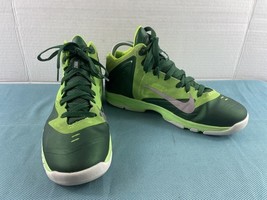 Nike Air Sneakers Youth Kids Boys 7Y Premier GS Basketball Shoes Green A... - $515.59 MXN