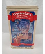 Cracker Jack 100th Anniversary Commemorative Canister Empty Tin 5&quot; X 5&quot; ... - $14.85