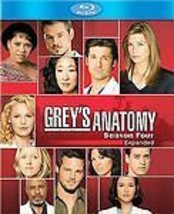 Grey&#39;s Anatomy Complete Fourth 4 4th Season Blu Ray New! Expanded 5 Discs! Greys - £9.48 GBP