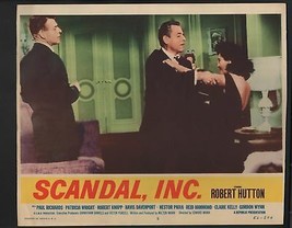 Scandal Incorporated 11&quot;x14&quot; Lobby Card Paul Richards Patricia Wright FN - £27.21 GBP