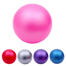 22&quot; Pink Exercise Yoga Ball with Pump,Pilates &amp; Balance Training,Anti-bu... - £15.97 GBP