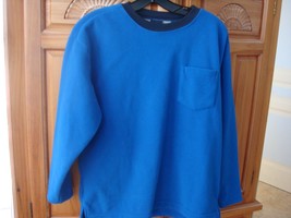 Boys Blue Fleece Long Sleeve Shirt Size XL by Gap - £19.65 GBP