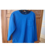 Boys Blue Fleece Long Sleeve Shirt Size XL by Gap - £19.91 GBP