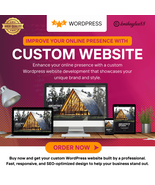 Custom Wordpress Website Development - Professional &amp; Responsive Web Design - $197.01