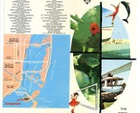 Miami Seaquarium Brochure Miami Florida 1960&#39;s Flipper First Monorail - $17.82