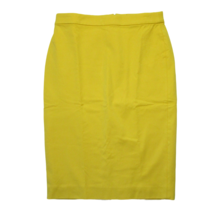 NWT J.Crew Tall No. 2 Pencil in Warm Sun Yellow Bi-stretch Cotton Skirt 2T - £40.48 GBP