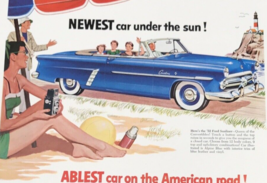 1952 Ford Victoria Crestline Sunliner Blue Green Advertising Print Ad 10... - $13.99