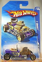 2010 Hot Wheels #148 HW Hot Rods 10/10 T-BUCKET Purple w/Gold 5 Spoke Wheel - £7.43 GBP