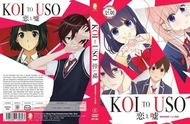 ANIME DVD~Koi To Uso(1-12End)Sottotitoli in inglese e tutte le... - £11.03 GBP