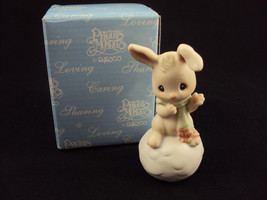 Precious Moments 183792 Snowbunny Loves You Like I Do 1996 Free Shipping - $12.95