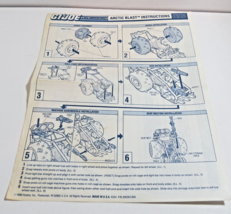  1988 G.I. Joe ARAH Arctic Blast Instructions Blueprint - £7.41 GBP