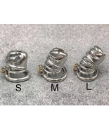  3 Lengths Easy To Pee Cock Cage Stealth Lock Stainless Steel Chastity Cage - $50.00+