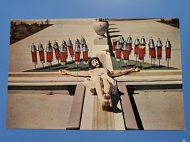 Vtg Postcard Our Lady Of Fatima Shrine, Youngstown, NY, Niagara Falls, Crucifix - £3.95 GBP