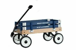 BERLIN FLYER PEE WEE WAGON Classic BLUE Child Kids Wagon MADE in the USA - $275.99