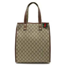 Gucci GG Supreme PVC Leather Sherry Line Shoulder Bag - £957.94 GBP