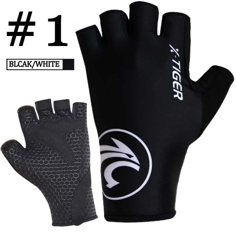 X-Tiger Brea Wind Cycling Gloves Half Finger Anti-slip Bicycle Mittens Racing Ro - £99.99 GBP