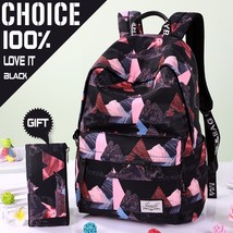 17 18.5inch Water Repellent Casual Women Backpack Nylon Travel Back To School Ba - £42.36 GBP