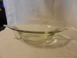 Vintage Clear Oval Glass Candy Dish or Vegetable Dish 10.75&quot; x 6&quot; - $60.00