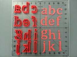 Cambria Math Font Lowercase Cookie Cutter Set - $21.00+