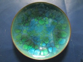 Win Ng from San Francisco.  enamel on copper 5 1/2 dish - £93.75 GBP