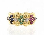  Women&#39;s 14kt Yellow Gold Cluster ring 413593 - $239.00
