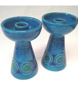 Raymor Bitossi Candle Holders, Aldo Londi Gambone Style Ceramic, Rimini ... - $359.40