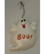 Vintage Halloween Decoration Blinking Light Wall Window Boo Ghost 6 inch - £7.81 GBP
