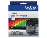 Brother Genuine LC406BK Standard Yield Black INKvestment Tank Ink Cartridge - $49.33