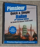 Pimsleur ~ Quick &amp; Simple Italian ~ (4) CD Set ~ (2nd Revised Edition) [... - £15.71 GBP