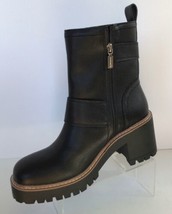 NEW BLONDO Waterproof &#39;Reno&#39; Black Leather Waterproof Combat Boots - £62.86 GBP