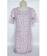 Lularoe Womens Julia 1/2 Sleeve Bodycon Dress Size XS Polka Dot Purple W... - $25.31 CAD