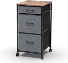Devaise 3-Drawer Mobile File Cabinet - £44.86 GBP